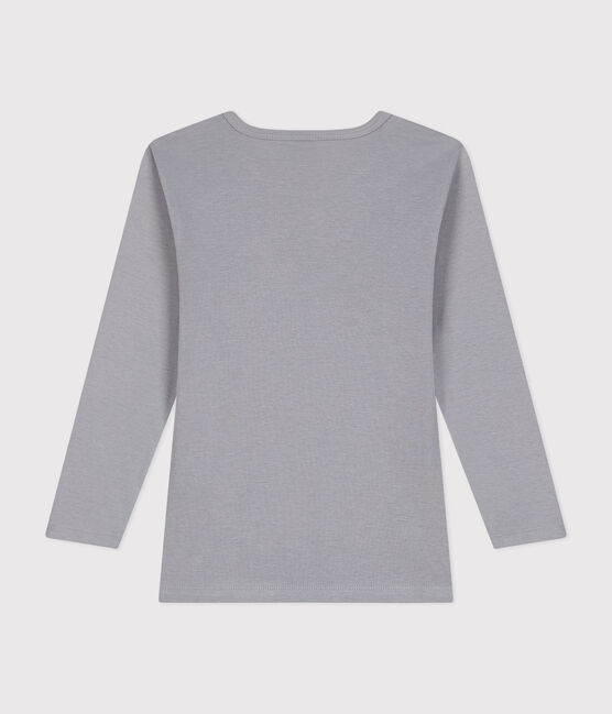 Tee-shirt manches longues en coton enfant grigio PIGEON