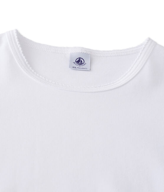 T-shirt maniche corte tinta unita donna bianco ECUME