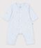 Bodyjama senza piedini in cotone con stelle stampate neonato blu/multicolore