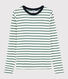 T-shirt girocollo iconica in cotone Donna
