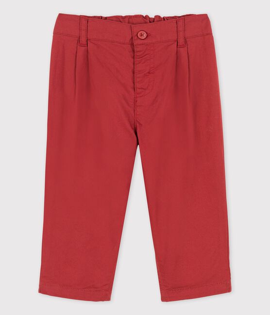 Pantaloni bebè in adorabile tessuto serge  marrone OMBRIE