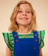 T-shirt bambina in jersey leggero a righe