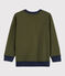 Felpa bambino verde MILITARY