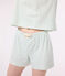 Pigiama corto in cotone a fiori donna MARSHMALLOW/ PAUL