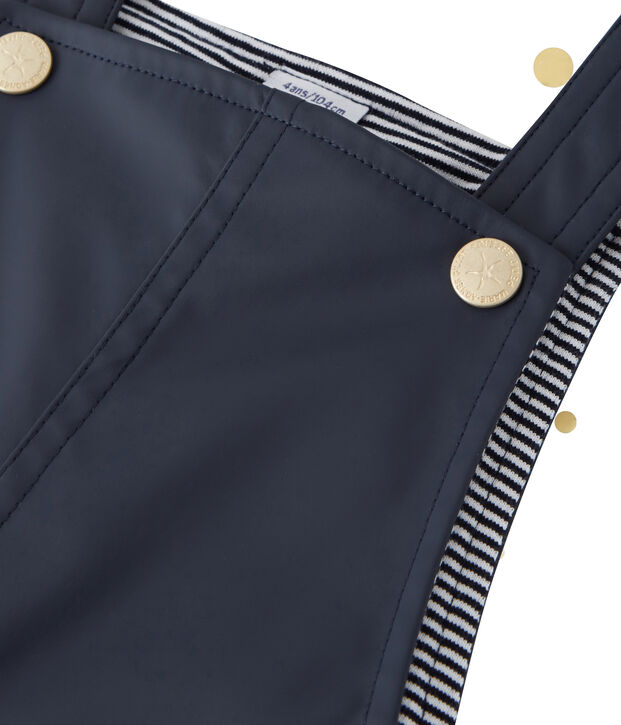 Tutina per beb&eacute; in cerata Petit bateau x Marie-Agn&egrave;s Gillot blu