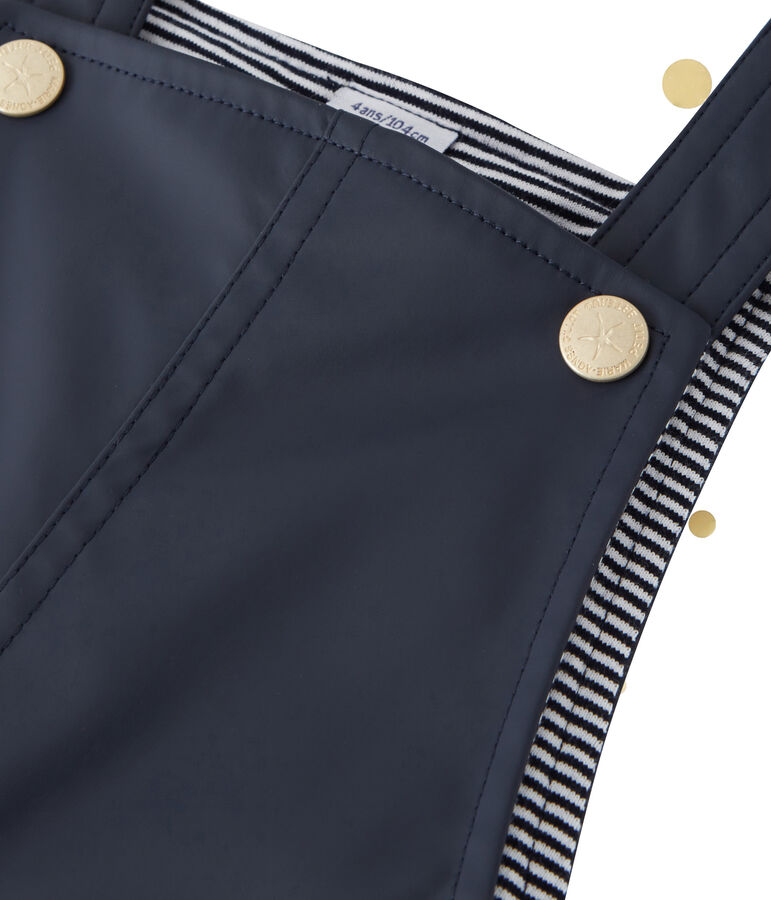 Tutina per beb&eacute; in cerata Petit bateau x Marie-Agn&egrave;s Gillot blu SMOKING