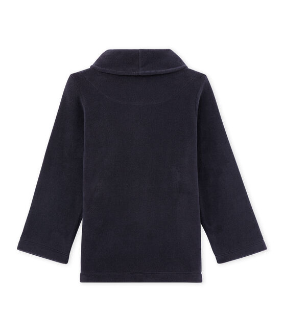 Cardigan per bambino in pile blu SMOKING