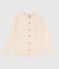 Camicia in garza di cotone bambino ecru AVALANCHE
