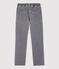 Pantalone regular bambino in denim grigio GRIS