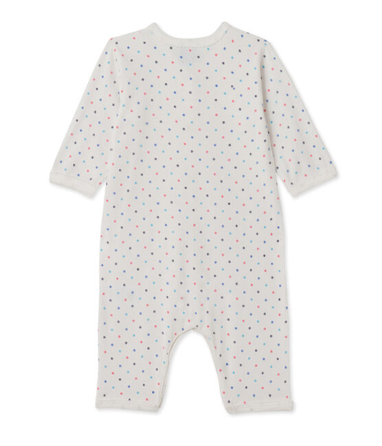 Tutina per bebé femmina stampata bianco LAIT/rosso CARMEN/ MULTICO