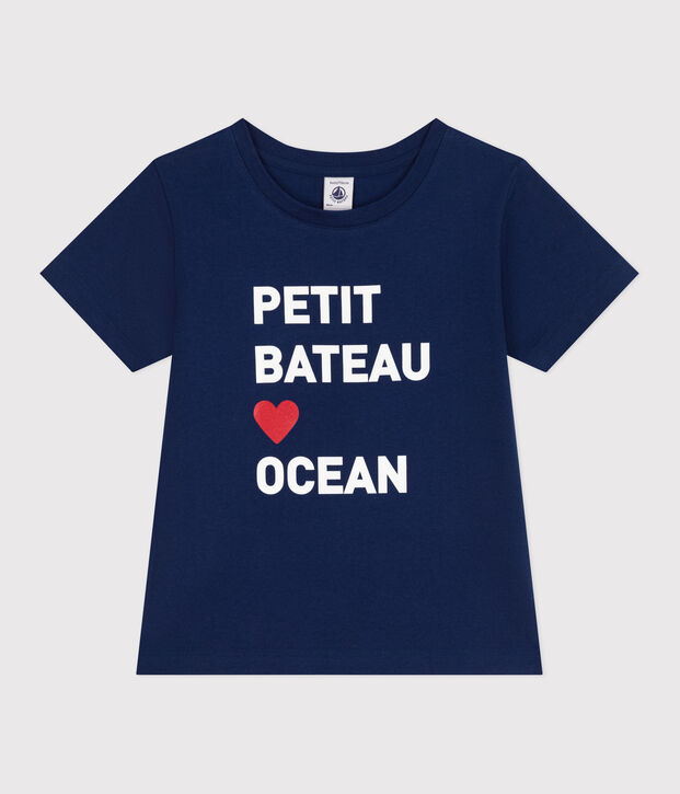 T-shirt a maniche corte in cotone con stampa bambino unisex MEDIEVAL