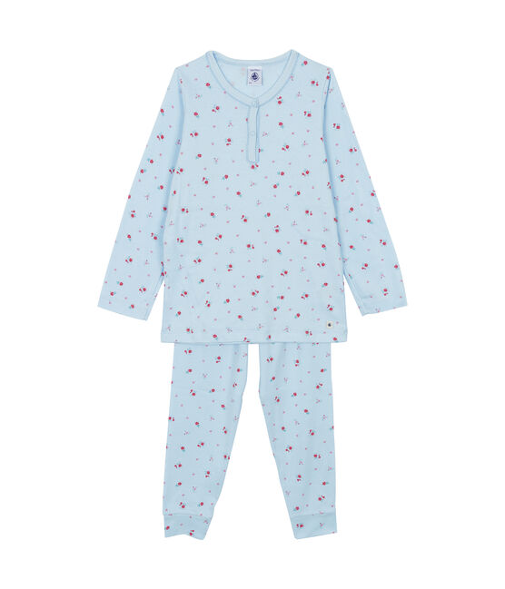 Pigiama bambina blu FRAICHEUR/bianco MULTICO