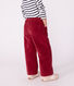 Pantaloni in velluto tinta unita bambina