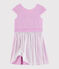 Abito da cerimonia in crêpe e tulle bambina rosa BOHEME