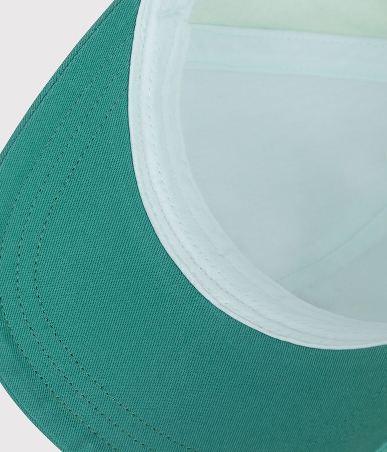 Berretto in cotone bambino blu/multicolore