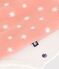 Completo nascita composto da salopette in cotone con soli stampati e body arancione ABRICOT/ MARSHMALLOW