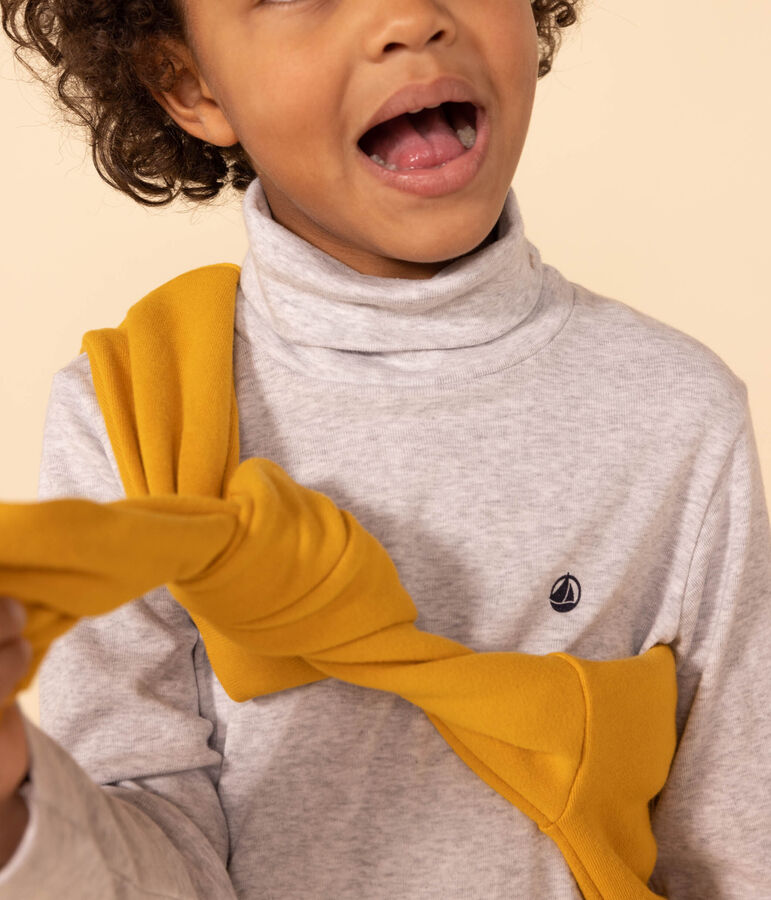 Lupetto in cotone bambino unisex grigio FUMEE CHINE