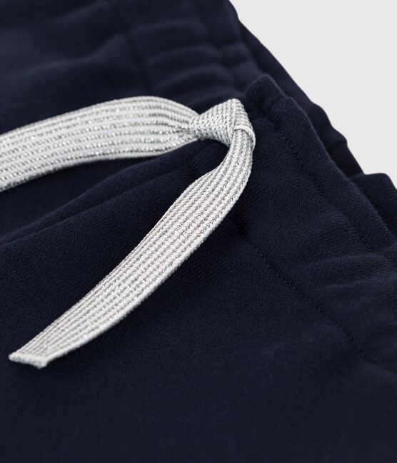 Pantaloni in molleton bebè. blu SMOKING