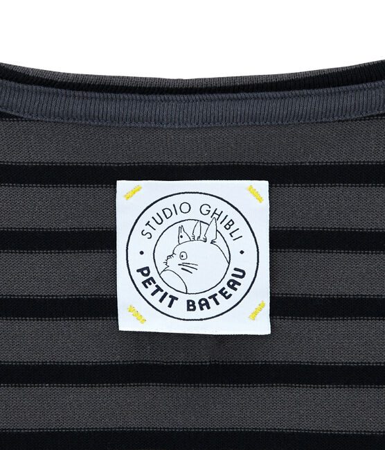 Marinière unisex grigio MAKI/nero BLACK