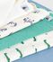 Set di body a maniche lunghe in cotone con stampa animalier neonato variante 1