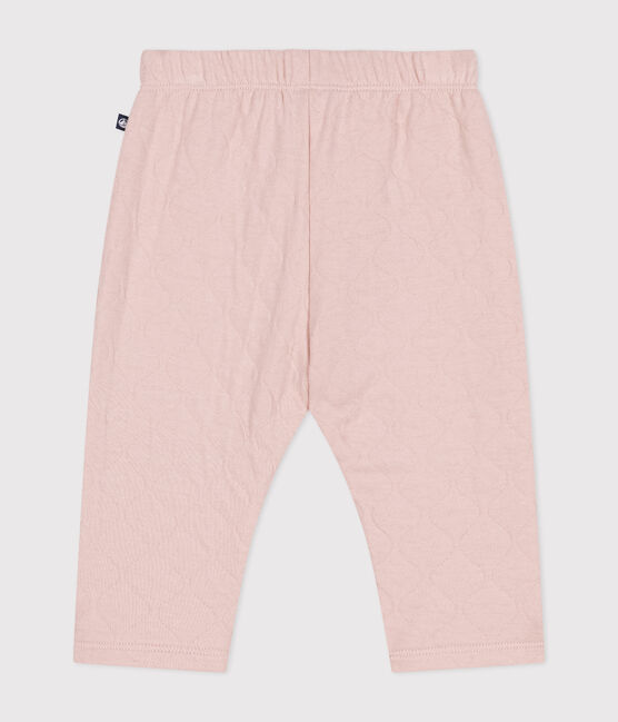 Pantaloni in tubique trapuntato neonato rosa SALINE