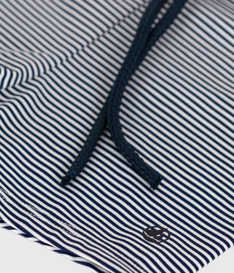 Shorts da bagno beb&egrave; blu/bianco