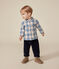 Camicia in flanella neonato blu BEACH/ AVALANCHE