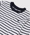 T-shirt in jersey bambina - bambino bianco MARSHMALLOW/blu SMOKING