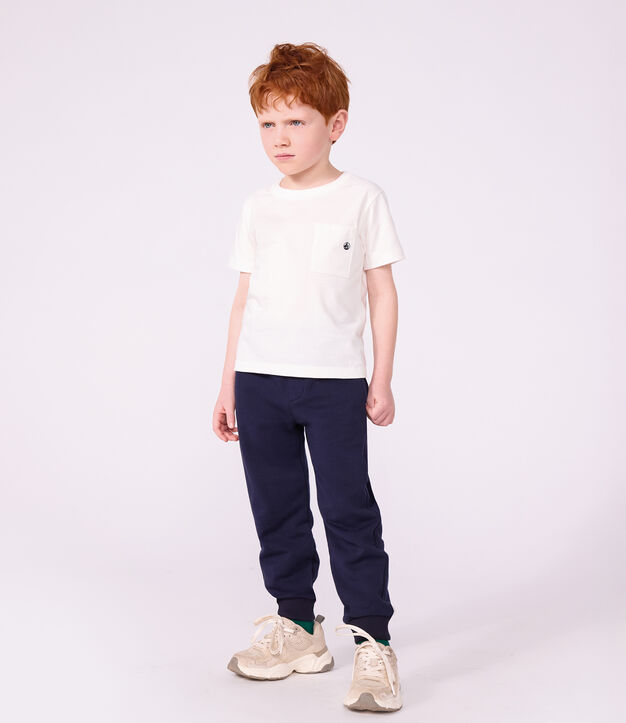 T-shirt bambino a maniche corte bianco