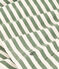 Abito a maniche corte in cotone a righe bambina verde CROCO/ AVALANCHE