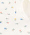 Bavaglino con stampa in cotone bianco MARSHMALLOW/ EDNA