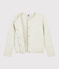Cardigan in tubique bambina beige MONTELIMAR CHINE