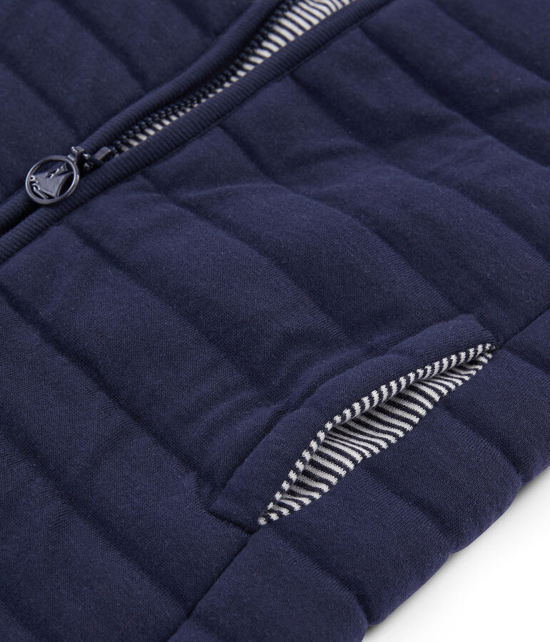 Giubbotto senza maniche bambino unisex blu