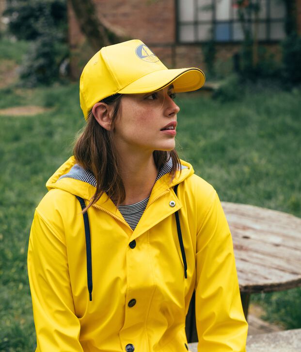Berretto con visiera unisex giallo