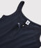 Pigiama corto blu navy ragazza-donna in cotone blu SMOKING