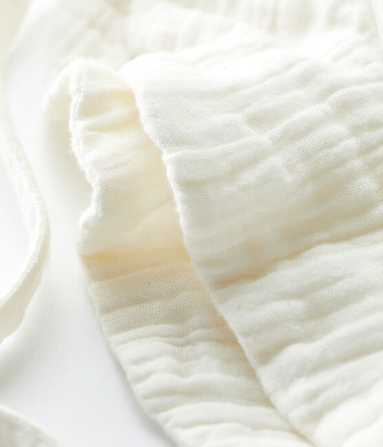 Cappellino bebè in cotone biologico bianco MARSHMALLOW