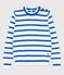 Pull marinaro in cotone Donna bianco MARSHMALLOW/blu DELFT