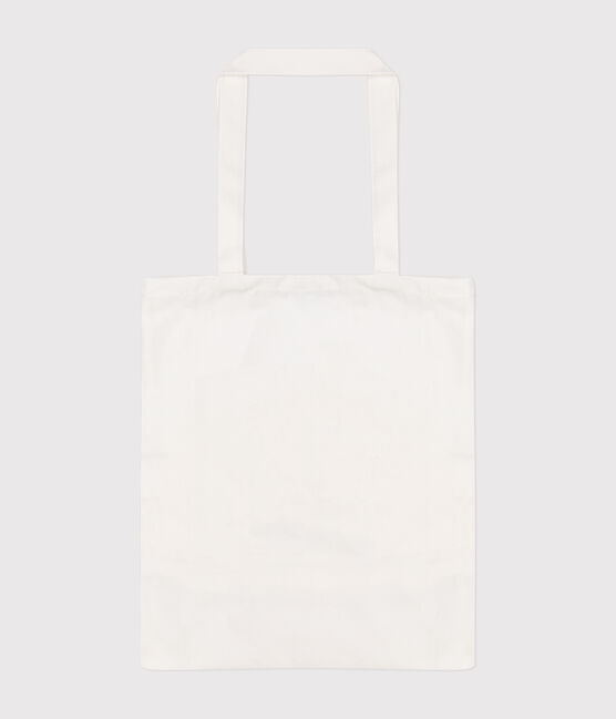 Borsa tote Monsieur Madame in cotone bianco MARSHMALLOW