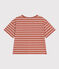 T-shirt LE BOXY in cotone rigato donna FAMEUX/ AVALANCHE