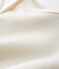 Body a maniche lunghe bebè in lana e cotone bianco MARSHMALLOW