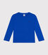 T-shirt a maniche lunghe a costine bambina/bambino