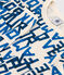 Pigiama bambino unisex in cotone con parole blu bianco AVALANCHE/ MULTICO
