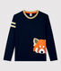 T-shirt bambino a maniche lunghe in cotone