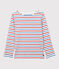 Marinière in cotone Donna bianco MARSHMALLOW/rosso BRASIER/blu PEPS