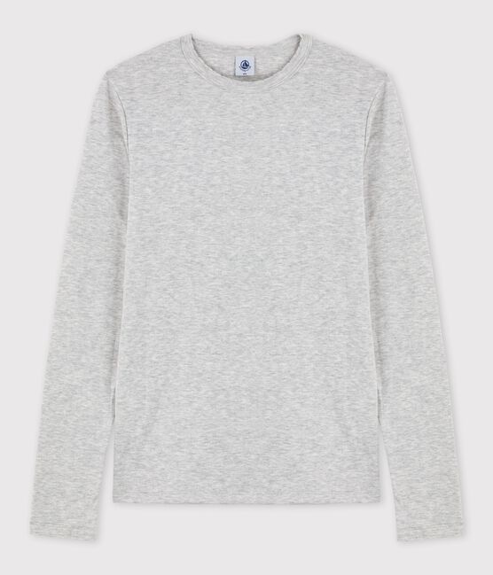 T-shirt iconica punto cocotte in cotone donna grigio BELUGA CHINE