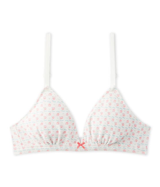 Reggiseno a triangolo con stampa bianco LAIT/bianco MULTICO