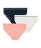 Trio slip bambina variante 1