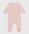 Bodyjama in velluto con stampa cuoricini neonato rosa SALINE/ ROSEWOOD