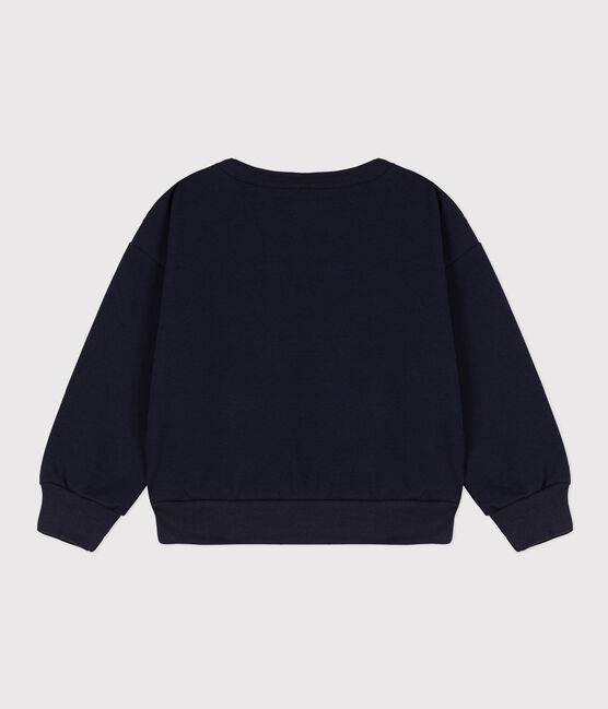 Felpa in molleton bambino blu SMOKING