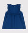 Abito senza maniche in cotone/lyocell neonato blu INCOGNITO